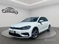 Usata VW Golf VII R-line 150 CV (110 kW) 2019 Bianco Berlina