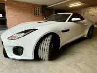 Usata Jaguar F-Type R-Dynamic 300 CV (220 kW) 2018 Bianco Cabrio