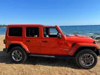 Usata Jeep Wrangler Sahara 200 CV (147 kW) 2018 Arancione SUV