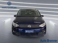 Usata VW Touran Business 122 CV (89 kW) 2021 Blu atlantic met Monovolume