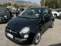 Usata Fiat 500 Lounge 69 CV (50 kW) 2009 Nero Cabrio