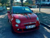 Usata Fiat 500 Lounge 69 CV (50 kW) 2014 Rosso Cabrio