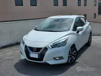 Usata Nissan Micra Tekna 90 CV (66 kW) 2018 Bianco Utilitaria