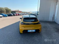 Usata Peugeot 208 GT 101 CV (74 kW) 2021 Giallo Utilitaria