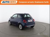 Usata Fiat 500 Lounge 95 CV (69 kW) 2019 Blu Utilitaria
