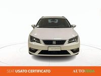 Usata Seat Leon ST Business 131 CV (96 kW) 2020 Bianco pastello Station wagon