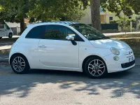 Usata Fiat 500 75 CV (55 kW) 2009 Bianco Cabrio