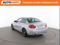 Usata BMW 218 Sport Line 150 CV (110 kW) 2018 Grigio Coupé