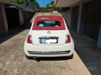 Usata Fiat 500C 69 CV (50 kW) 2012 Bianco Cabrio