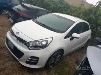 Usata Kia Rio Active 90 CV (66 kW) 2016 Bianco Utilitaria