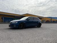 Usata Audi A3 S-Line 150 CV (110 kW) 2014 Blu Berlina