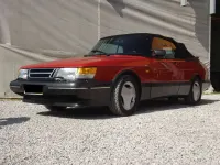 Usata Saab 900 Cabriolet Aero 179 CV (131 kW) 1991 Rosso Cabrio