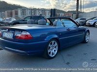 Usata BMW 320 Cabriolet 170 CV (125 kW) 2000 Blu Cabrio