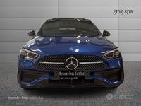 Usata Mercedes C300 Advanced 313 CV (230 kW) 2024 Blu Station wagon
