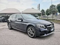 Usata Mercedes C220 Premium 194 CV (142 kW) 2019 Blu/azzurro Station wagon