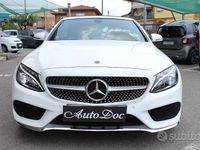Usata Mercedes C180 AMG 184 CV (135 kW) 2017 Bianco Cabrio