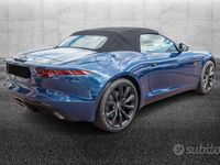 Usata Jaguar F-Type R-Dynamic 300 CV (220 kW) 2021 Blu/azzurro Cabrio