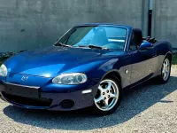 Usata Mazda MX5 110 CV (80 kW) 2003 Blu Cabrio