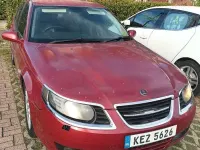 Usata Saab 9-5 150 CV (110 kW) 2007 Rosso Berlina