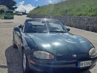 Usata Mazda MX5 110 CV (80 kW) 2001 Verde Cabrio