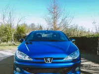 Usata Peugeot 206 CC 120 CV (88 kW) 2009 Blu Cabrio