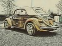 Usata VW Käfer 50 CV (36 kW) 1975 Marrone Cabrio