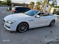 Usata BMW 640 Cabriolet 313 CV (230 kW) 2012 Bianco Cabrio