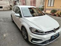 Usata VW Golf VII R-line 115 CV (84 kW) 2019 Bianco Berlina