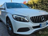 Usata Mercedes C220 Exclusive 170 CV (125 kW) 2017 Bianco Station wagon