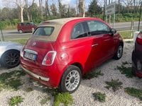 Usata Fiat 500C Lounge 95 CV (69 kW) 2011 Rosso Cabrio