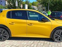 Usata Peugeot 208 GT 120 CV (88 kW) 2021 Giallo Utilitaria