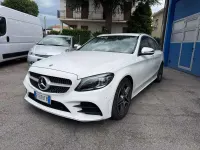 Usata Mercedes C220 Premium 194 CV (142 kW) 2018 Bianco Station wagon
