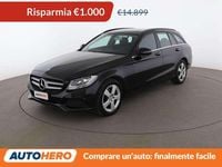Usata Mercedes C180 Business 116 CV (85 kW) 2016 Nero Station wagon