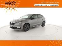 Usata Skoda Fabia 80 CV (58 kW) 2025 Grigio graphite metallizzato nero tulipano perlato Berlina