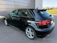 Usata Audi A3 S-Line 116 CV (85 kW) 2019 Nero Berlina