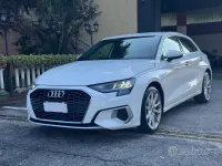 Usata Audi A3 Advanced 116 CV (85 kW) 2022 Bianco Berlina