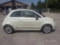 Usata Fiat 500 Lounge 69 CV (50 kW) 2008 Bianco Utilitaria