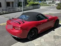 Usata Fiat 124 Spider Lusso 140 CV (102 kW) 2017 Rosso Cabrio
