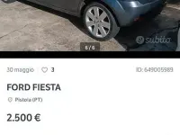 Usata Ford Fiesta 75 CV (55 kW) 2005 Grigio Utilitaria