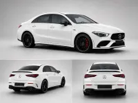 Usata Mercedes CLA35 AMG AMG 306 CV (225 kW) 2022 Bianco Coupé