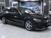 Usata Mercedes C220 Premium 170 CV (125 kW) 2018 Nero Station wagon