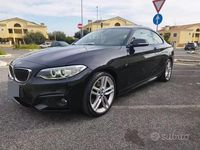 Usata BMW 220 M Sport 190 CV (139 kW) 2015 Nero Coupé