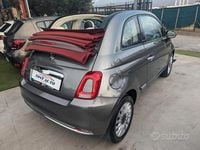 Usata Fiat 500C Lounge 69 CV (50 kW) 2018 Grigio Cabrio