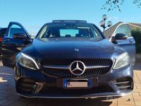 Usata Mercedes C220 Premium 194 CV (142 kW) 2020 Blu Berlina