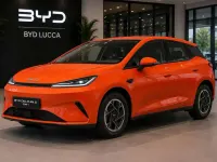 Nuova BYD Dolphin 127 kW (174 CV) 2026 Sunset orange Utilitaria
