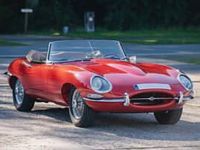 Usata Jaguar E-Type 269 CV (197 kW) 1963 Rosso Cabrio