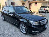 Usata Mercedes C220 Avantgarde 170 CV (125 kW) 2012 Nero Station wagon