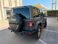 Usata Jeep Wrangler Sahara 200 CV (147 kW) 2019 Grigio SUV