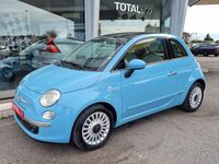 Usata Fiat 500 Lounge 84 CV (61 kW) 2010 Azzurro pastello Utilitaria
