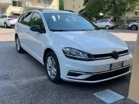 Usata VW Golf VII Comfortline 150 CV (110 kW) 2019 Bianco Station wagon